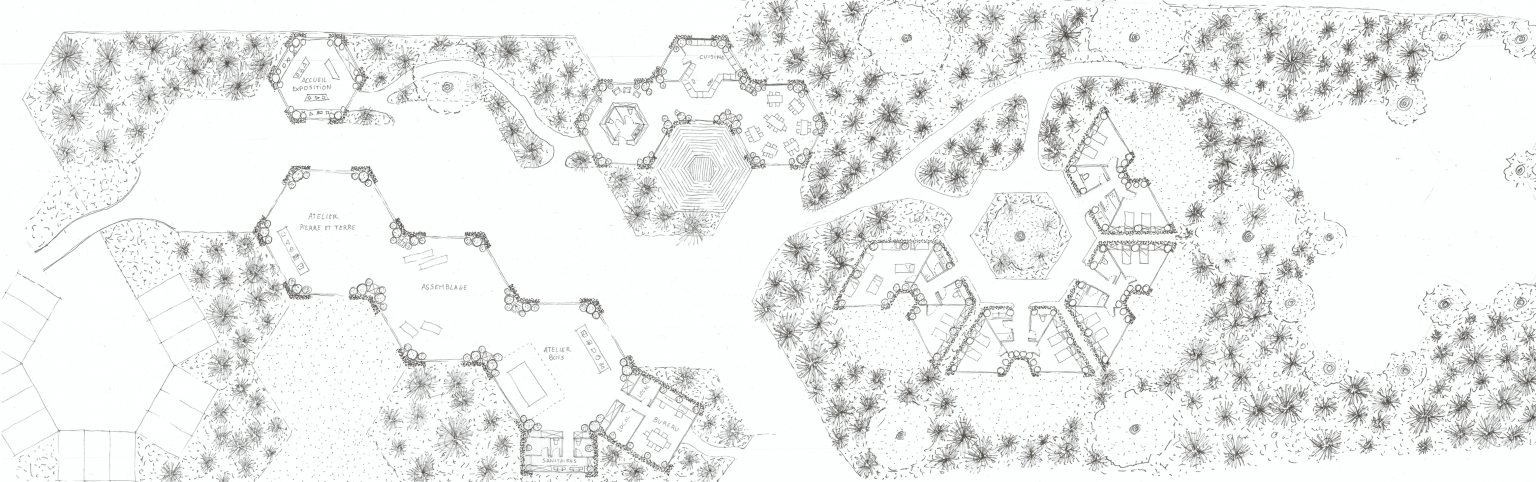 Planche recherche - mudhif - bagnères-de-luchon - fibres - miscanthus - roseau